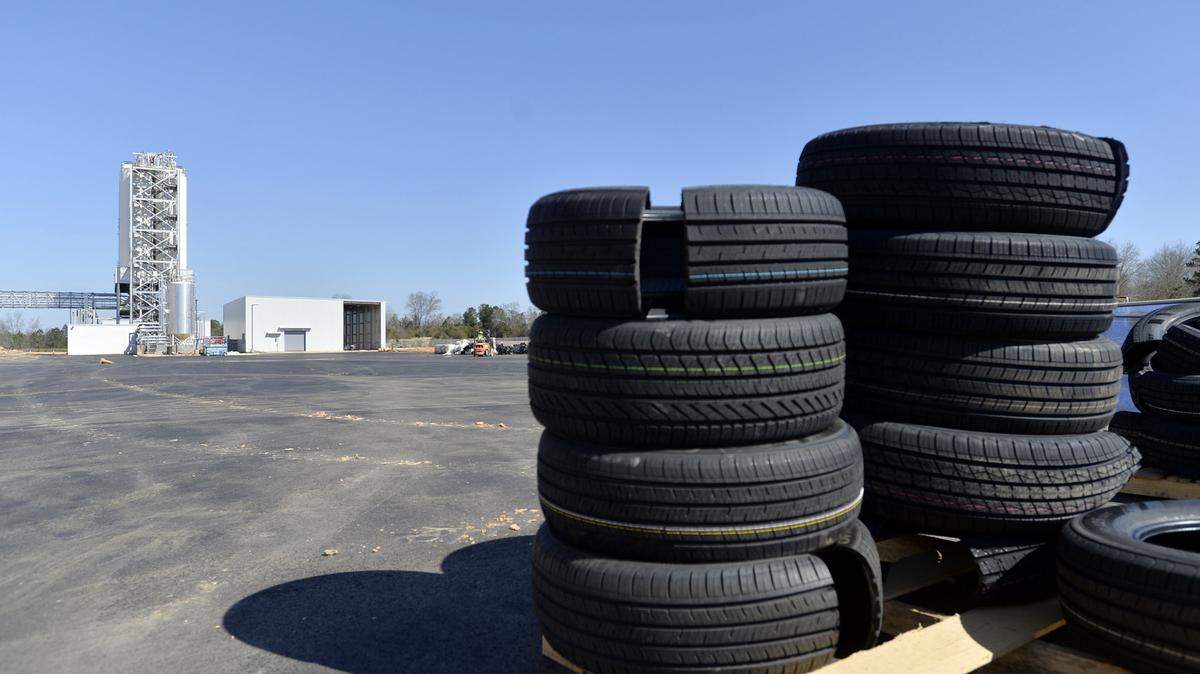 Kumho Tire Georgia has begun making test tires at its plant in south Bibb County.