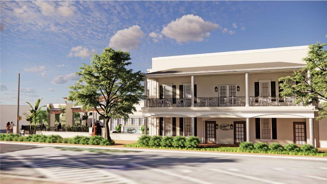 Take a look at what’s envisioned for the outside of ‘Orleans on Carroll St., a new restaurant coming to downtown Perry at 807 Carroll St.