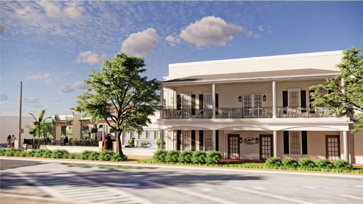 Take a look at what’s envisioned for the outside of ‘Orleans on Carroll St., a new restaurant coming to downtown Perry at 807 Carroll St.