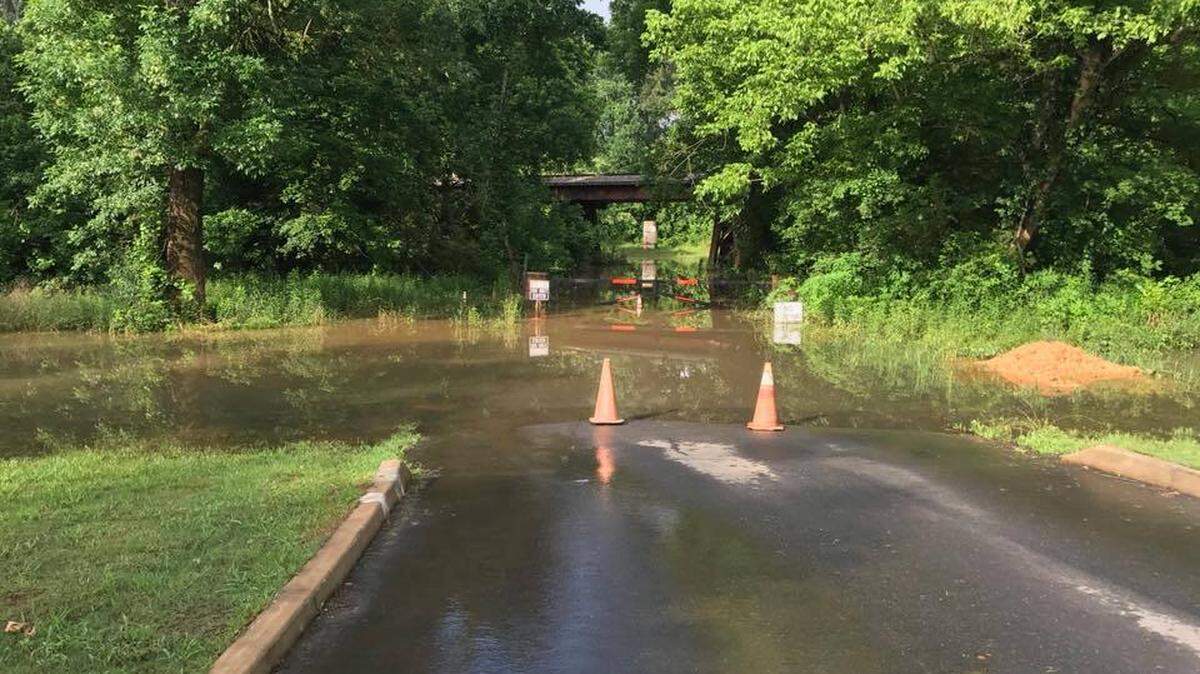 Parts of Ocmulgee Heritage Trail and Amerson River Park are now closed due to river levels, the Macon-Bibb Emergency Management Agency posted on Facebook on Saturday.