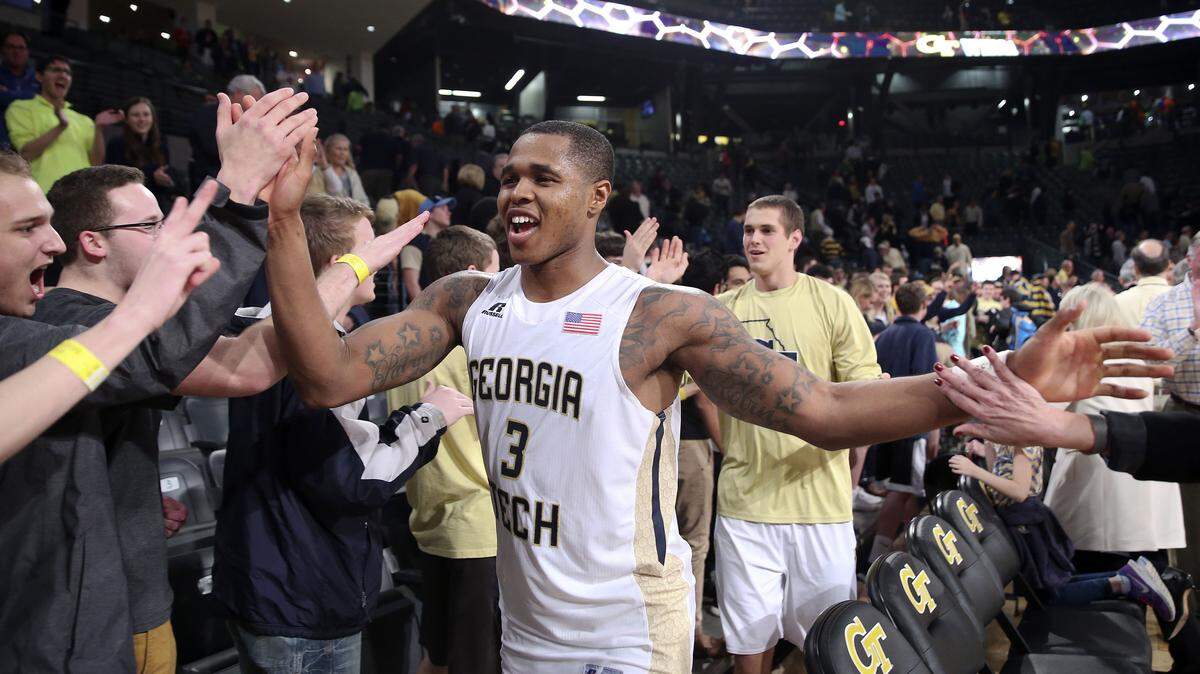 Marcus Georges-Hunt (3) will play in the postseason for the first time in his career as Georgia Tech hosts Houston in the NIT on Wednesday.