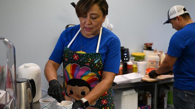 Authentic Mexican smoothies, dessert made at El Tamarindo Snacks in Macon