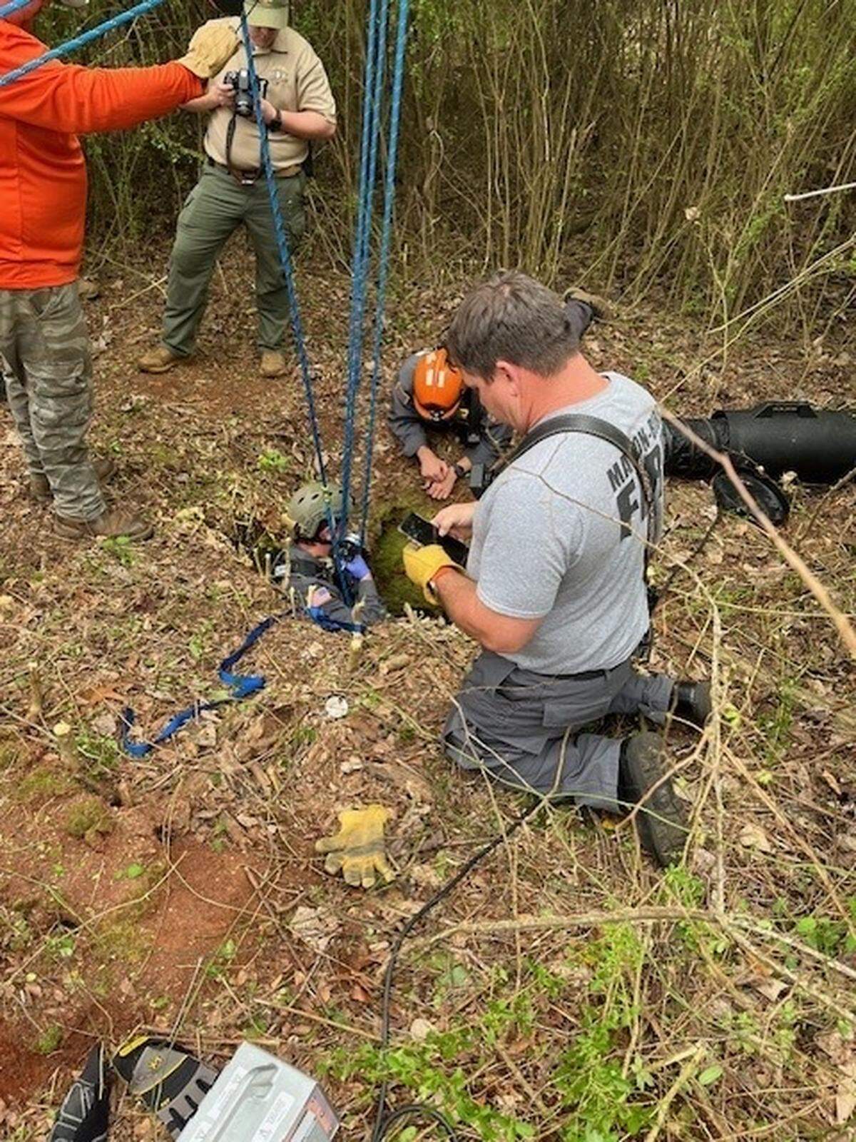 The Macon-Bibb County, Ga. Fire Department helped pull a woman out of a well after a vehicle accident in Monroe County, according to the Monroe County Sheriff’s Office said Sunday, March 30, 2025.