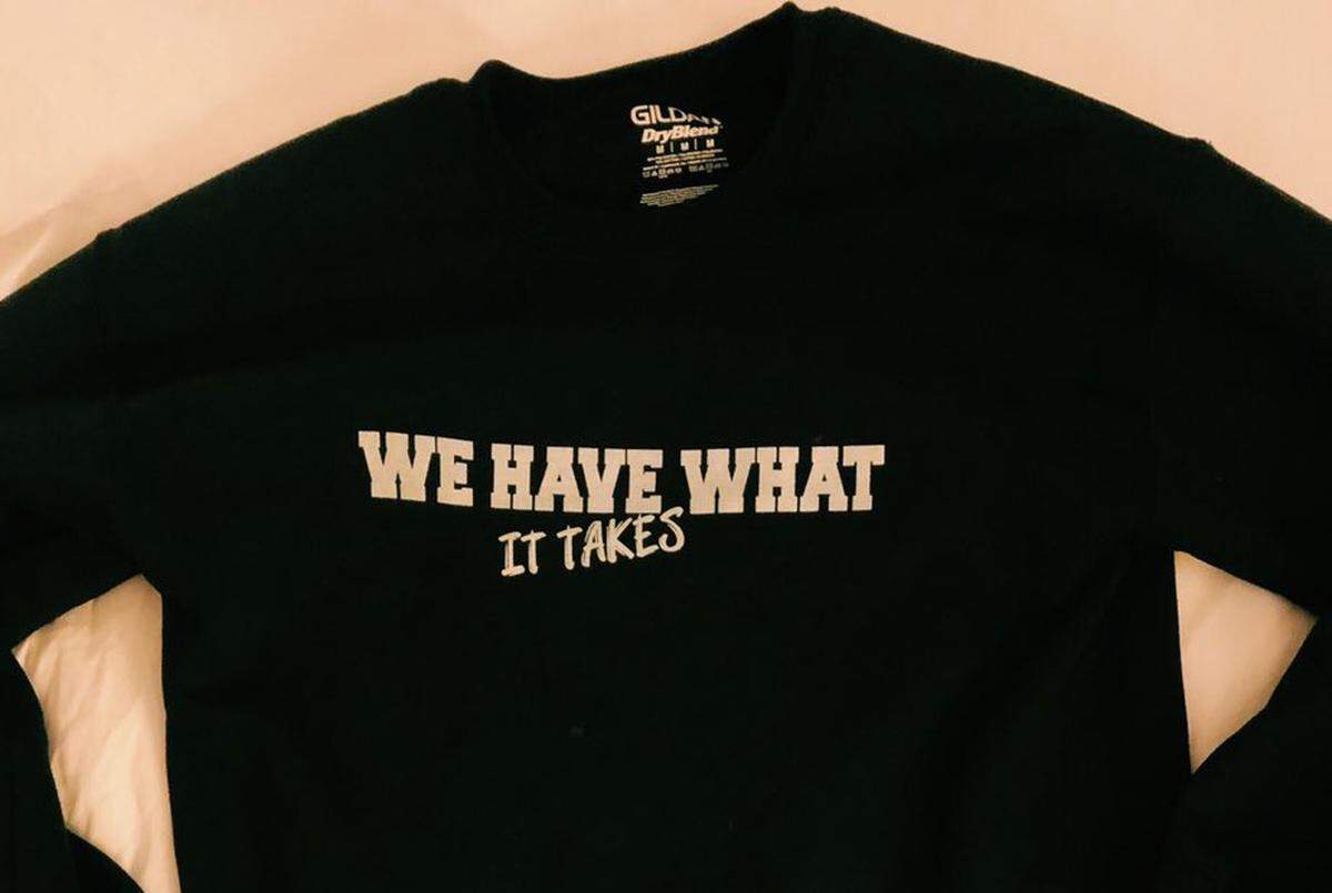 The GymDogs have a new motto, and sweatshirts that proclaim it, as they approach post-season play.