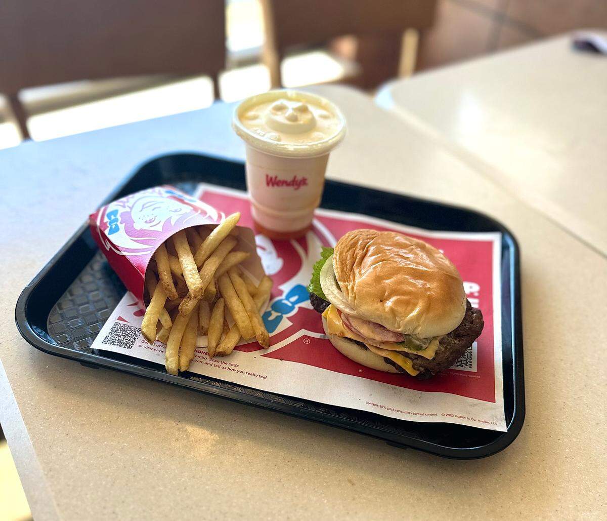 I just tried the Krabby Patty meal at Wendy’s and here’s my review.