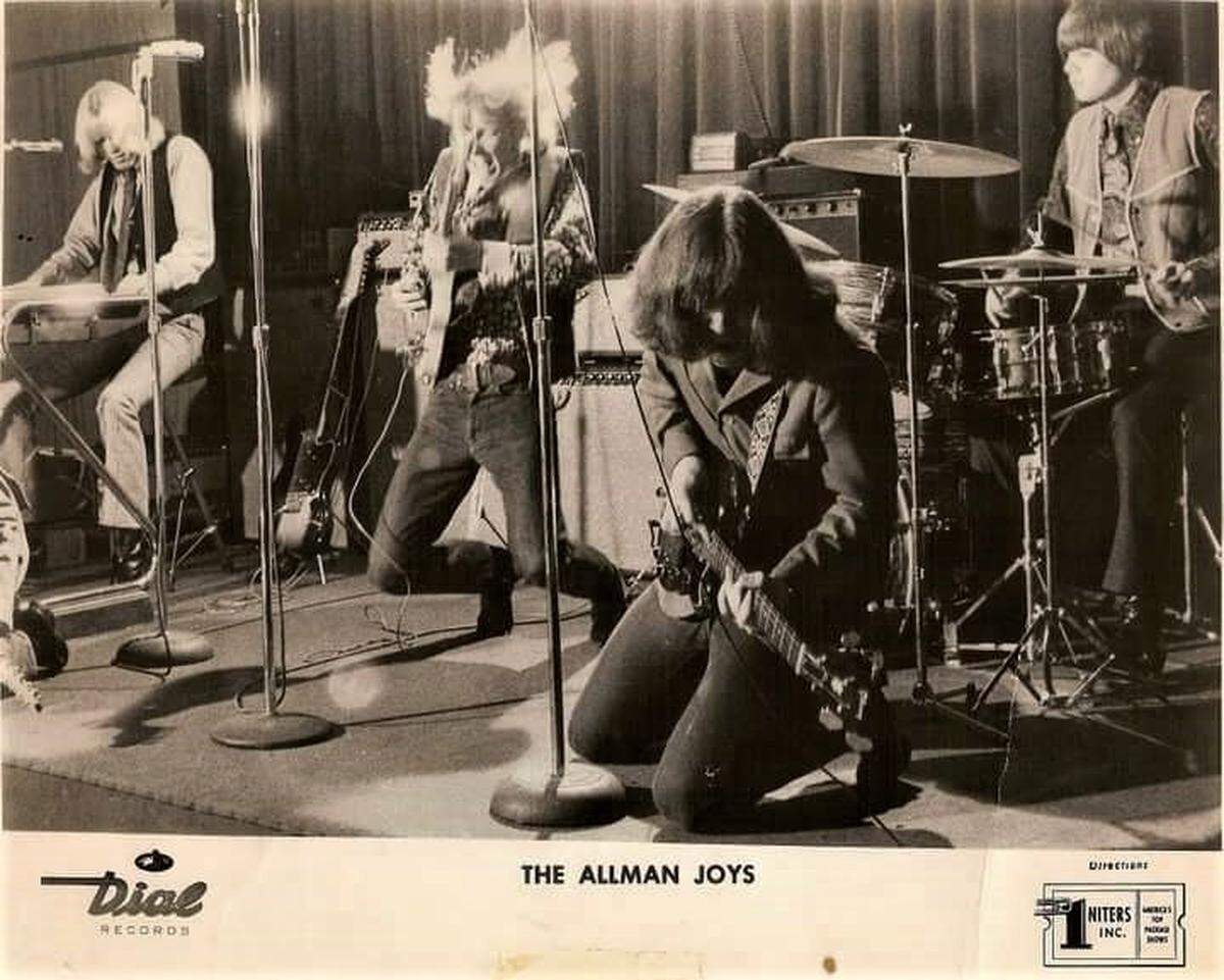The Allman Joys, featuring Duane Allman on guitar, Gregg Allman on organ and Bill Connell on drums, perform in this file image from the mid-1960s.