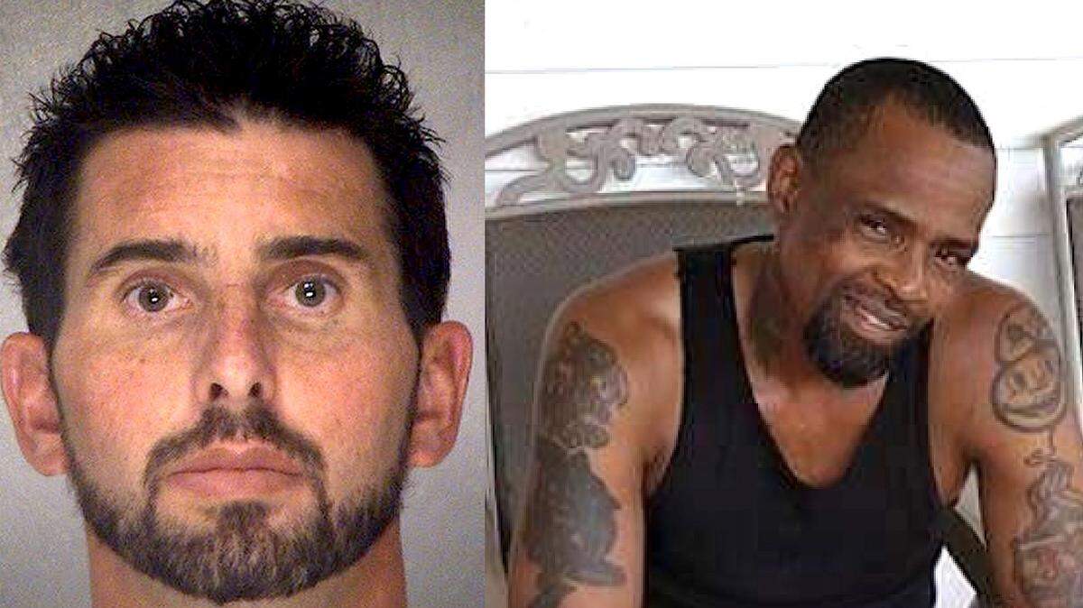 Raymond Eugene Leverett, left, who has been charged with murder in the September 2018 death of John Lewis Fleming III, right.