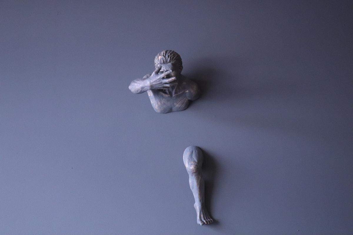 Wall decor at MANicured Men’s Spa, an upscale men’s only grooming spa at 486 Poplar St. in downtown Macon.