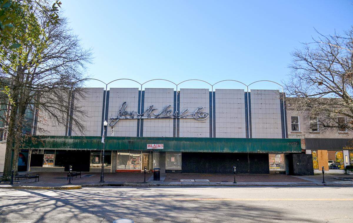 The old Joseph N. Neel store that later became Blair’s Too in downtown Macon.