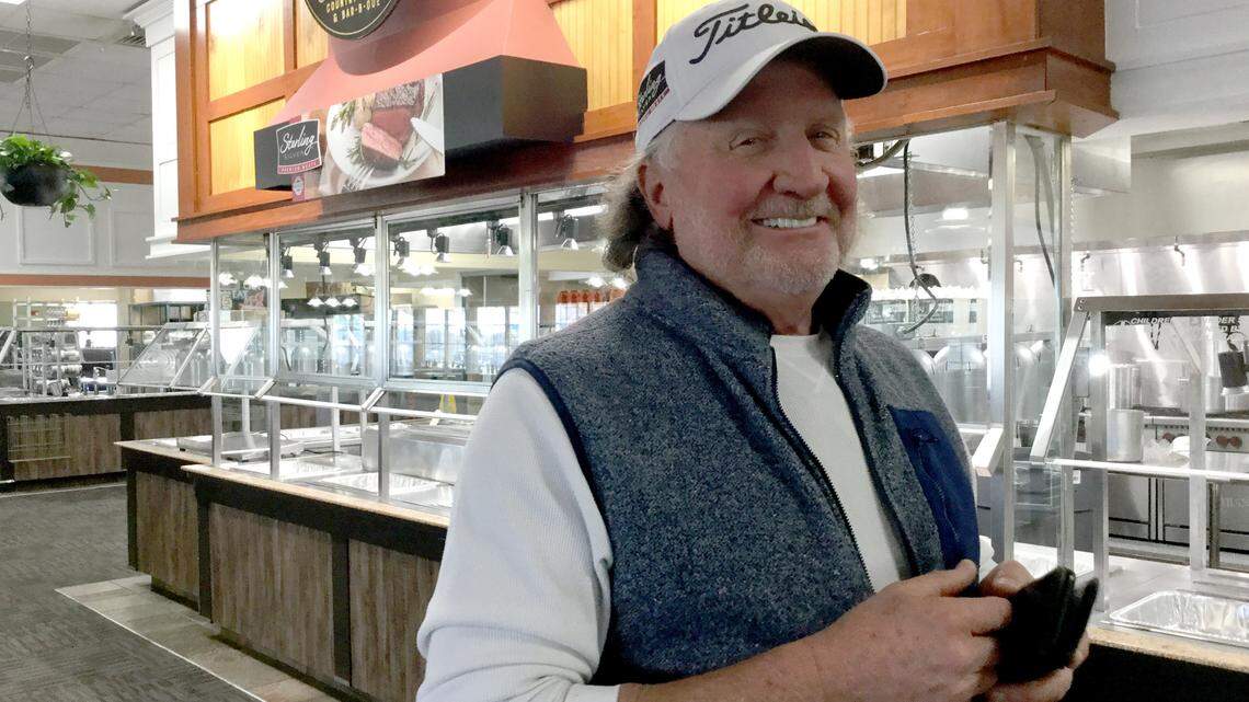 Pat O’Neal, who owns about a dozen Ole Times Country Buffet restaurants, including those in Macon and Warner Robins, talks about his plans for the Warner Robins restaurant’s relocation. He’s pictured at the new site.