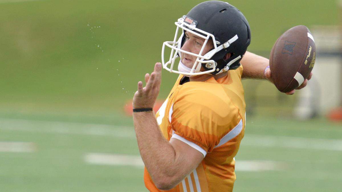 Mercer quarterback John Russ has started every game for Mercer the past two seasons.