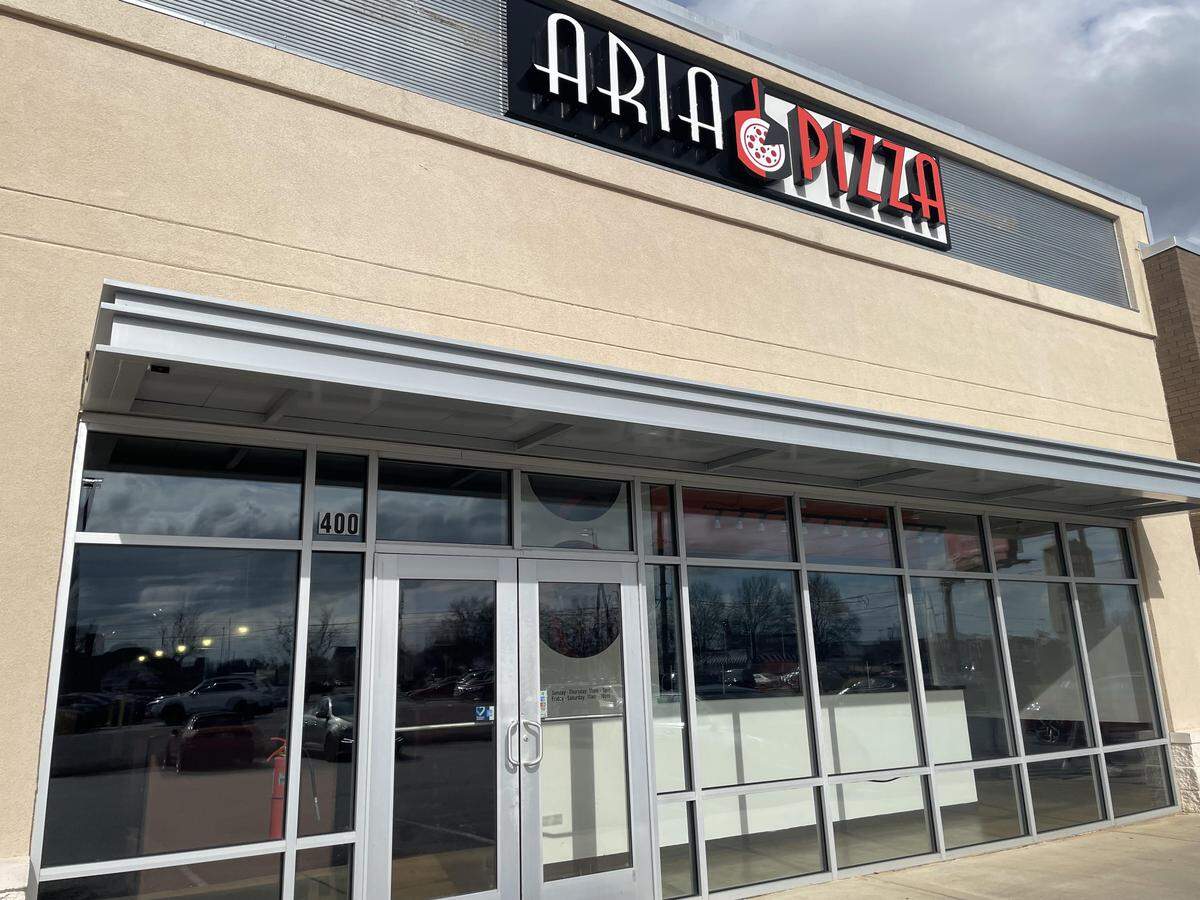 Outside the new Aria Pizza at 133 Margie Drive, Suite 400, in Warner Robins.