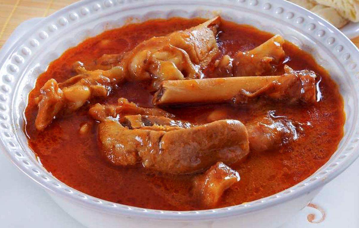 Zam Zam Market’s menu inclues beef paya, a dish made with cow trotters, or cows feet.