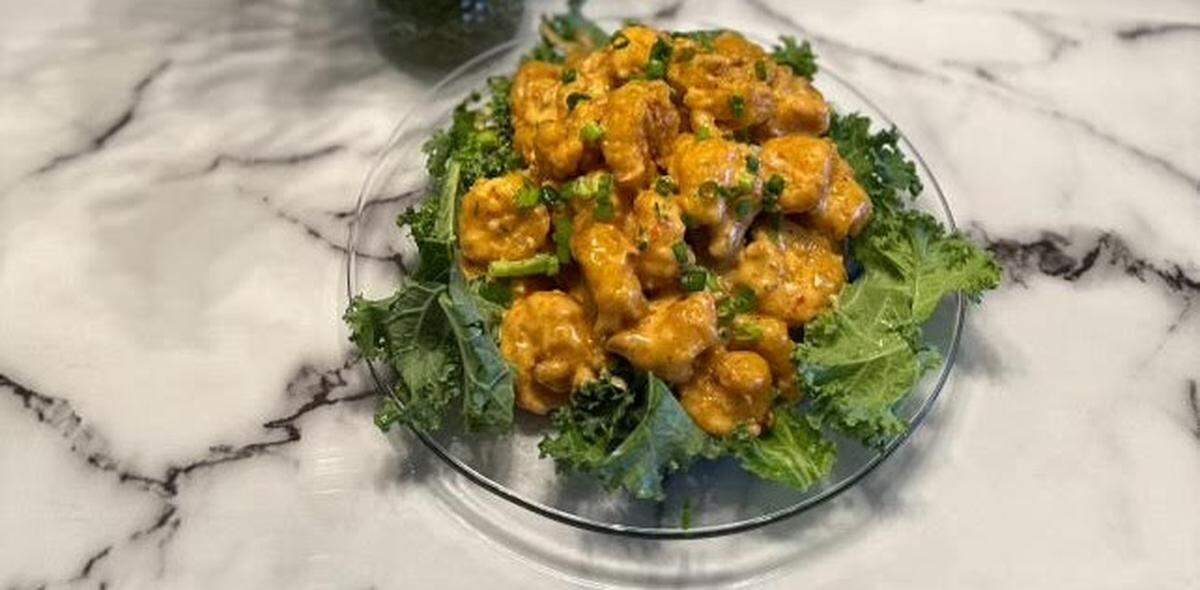 Bon Vivant Restaurant and Lounge is expected to open this fall in Warner Robins. Pictured here is the venue’s bon bon shrimp. The photo has been cropped.