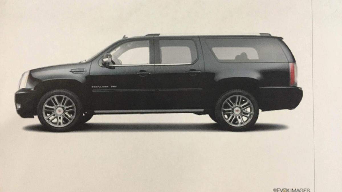 Special to The Telegraph 
 Macon-Bibb sheriff's deputies are searching for a car similar to this in connection with a fatal hit-and-run accident.