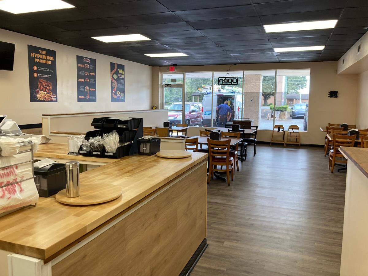 Inside HypeWing, a new restaurant opening soon at 504 Russell Parkway in Warner Robins.