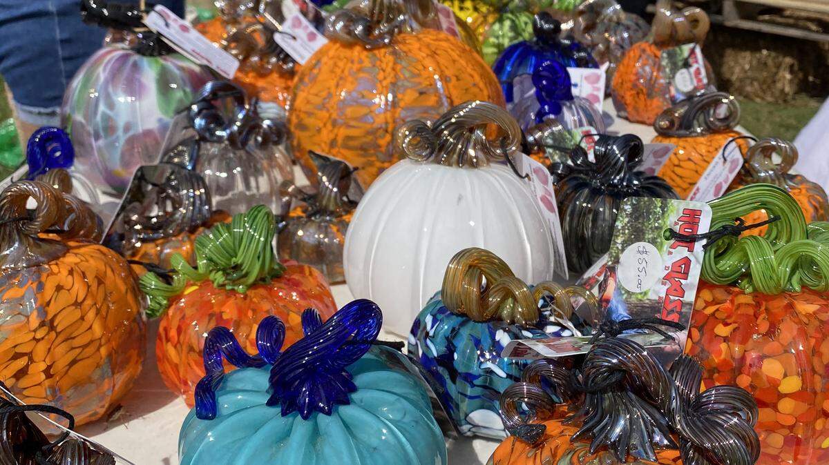Stratford Academy’s annual Celebrate Art with its art exhibits, sales and popular blown-glass pumpkin patch.