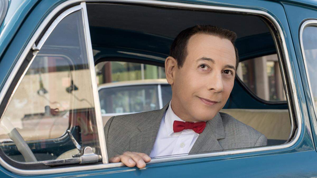 Glen Wilson/NetflixA retouched Paul Reubens stars in the new Netflix movie "Pee-wee's Big Holiday."