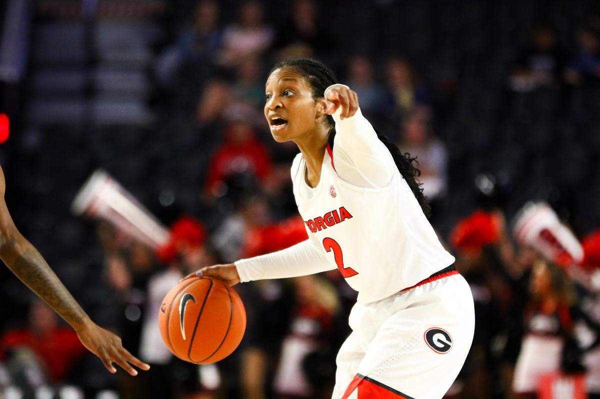 Georgia guard Gabby Connally (2) during a game against Kennesaw State in Stegeman Coliseum on Thursday, Nov. 7, 2019.
