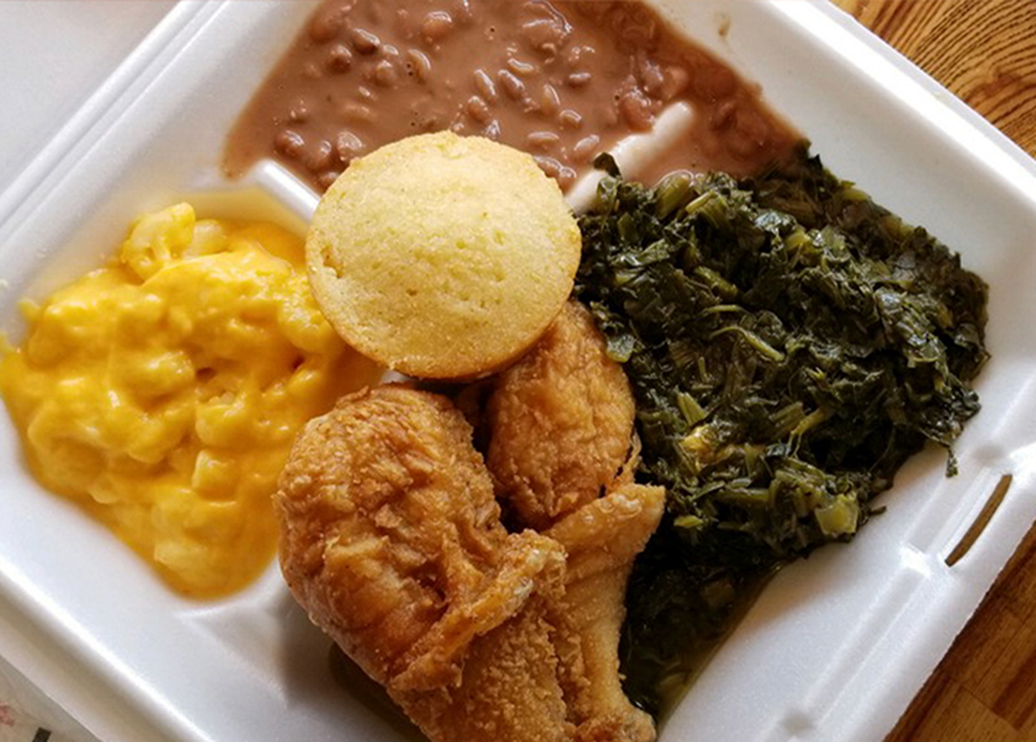Gigi’s Comfort Food at 103 Manor Court near city hall in Warner Robins serves up Southern comfort food.