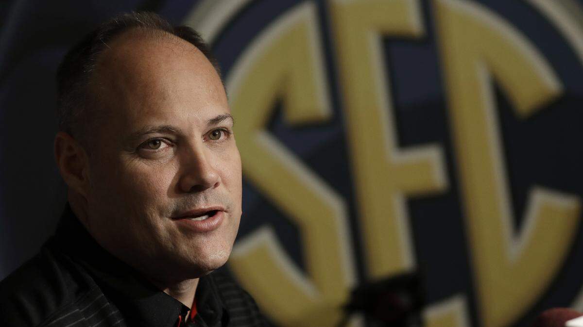 Georgia head coach Mark Fox.