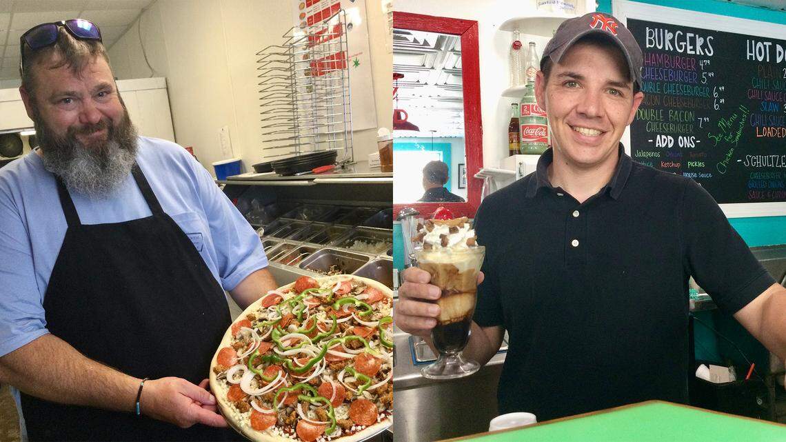 Restaurant owners Matthew Howard and Eric Schultz are teaming up to bring a family-owned, dine-in, old-school pizzeria to downtown Perry.