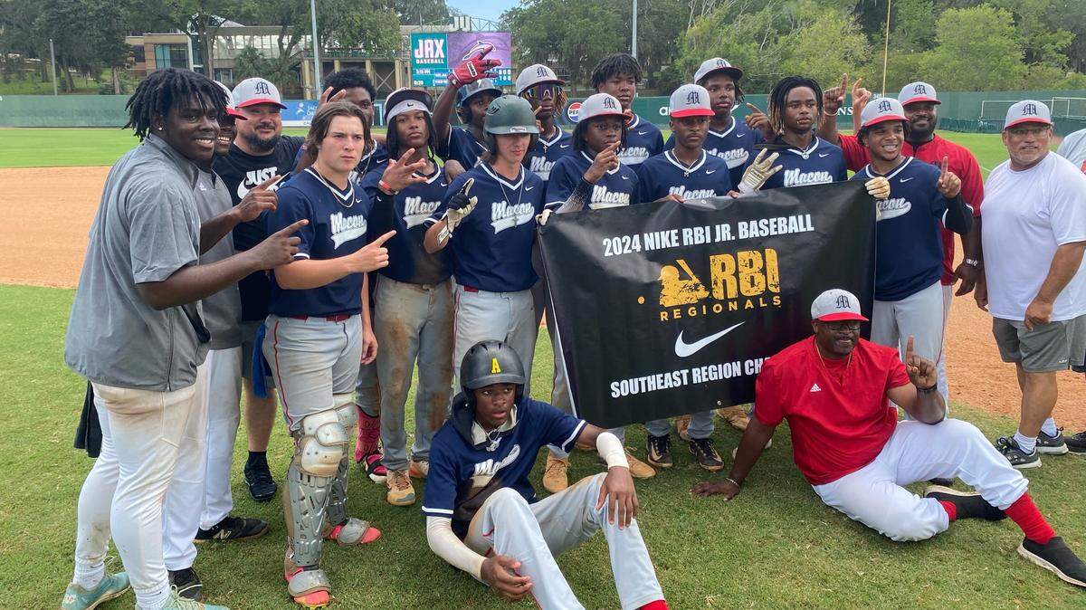 A Macon RBI youth baseball team will represent Bibb County, GA in the Nike RBI World Series after going undefeated in the Nike Southeast Regional Tournament. The series will be played at the Jackie Robinson Complex in Florida.