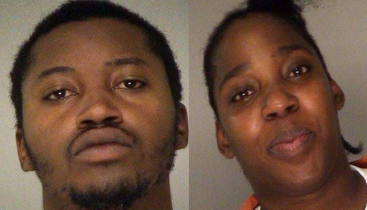 Javar Rashard Haywood, left, Chelsey Danielle Evans