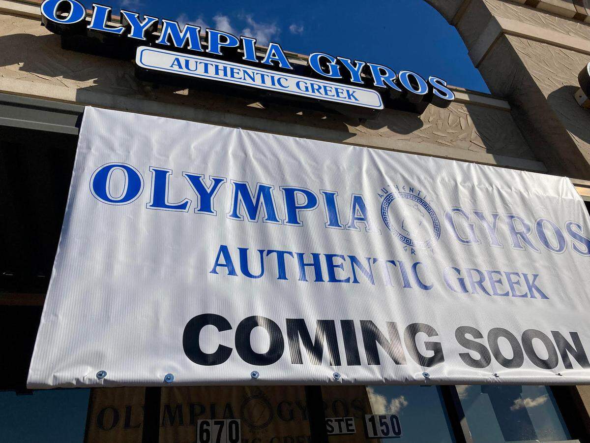 Olympia Gyros offering authentic Greek food is gearing up to open at 670 Lake Joy Road, Suite 150, in Warner Robins. The new restaurant has a Kathleen mailing address.
