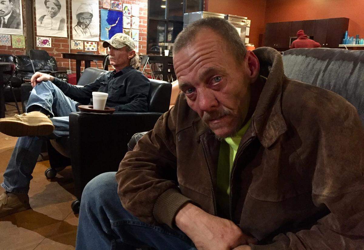 Larry McCormick Jr. says he lost himself when he lost his home about a year ago. He spent the night at Daybreak on Feb. 28, during the center’s annual Greater Macon Sleepout.