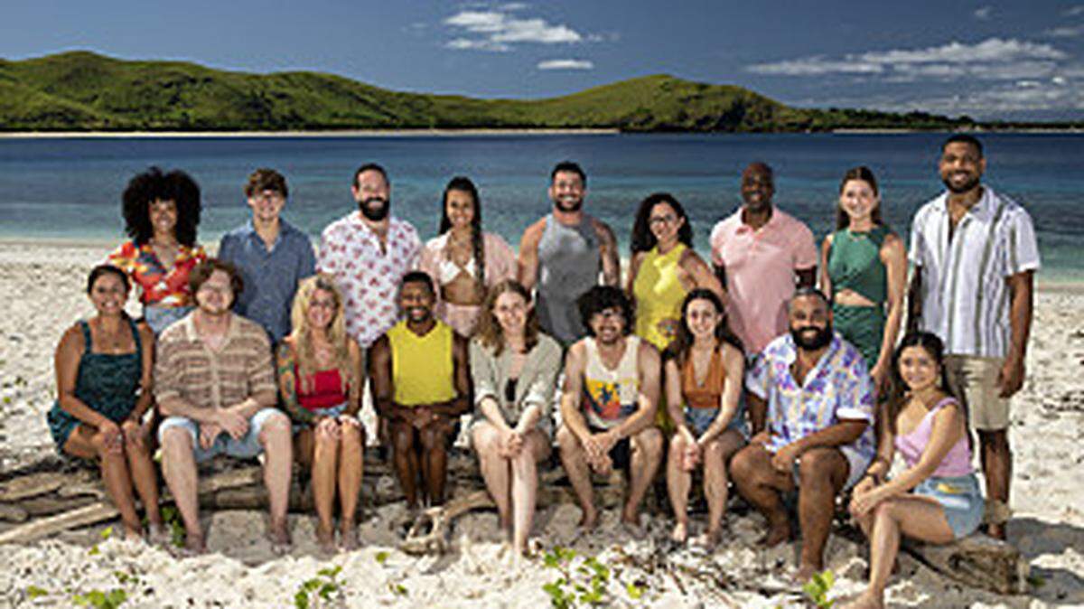 Here’s the cast of “Survivor” Season 44. Pictured (L-R): Top Row: Lauren Harpe, Carson Garrett, Matthew Grinstead-Mayle, Claire Rafson, Danny Massa, Heidi Lagares-Greenblatt, Bruce Perreault, Sarah Wade, and Brandon Cottom. Bottom Row: Jaime Lynn Ruiz, Kane Fritzler, Carolyn Wiger, Josh Wilder, Frannie Marin, Matt Blankinship, Maddy Pomilla, Yamil “Yam Yam” Arocho, and Helen Li. Photo: Robert Voets/CBS ©2022 CBS Broadcasting, Inc. All Rights Reserved.