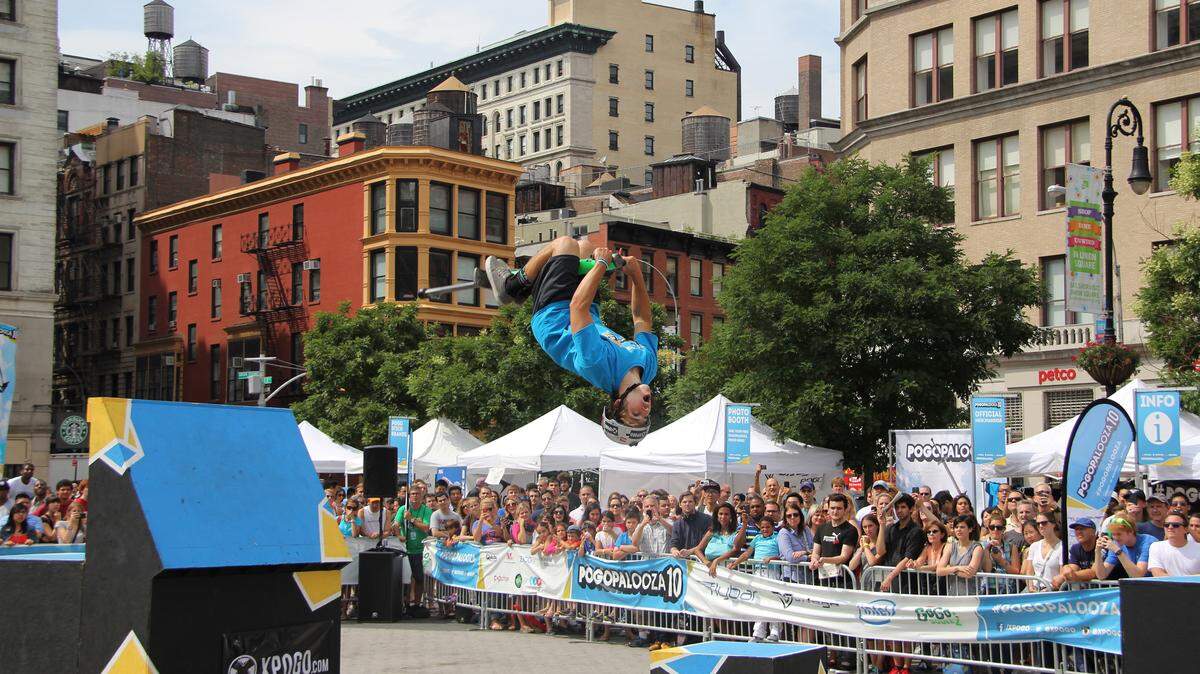 SPECIAL TO THE TELEGRAPHWatch the extreme pogo stunt team Xpogo perform this weekend at Central City Park.