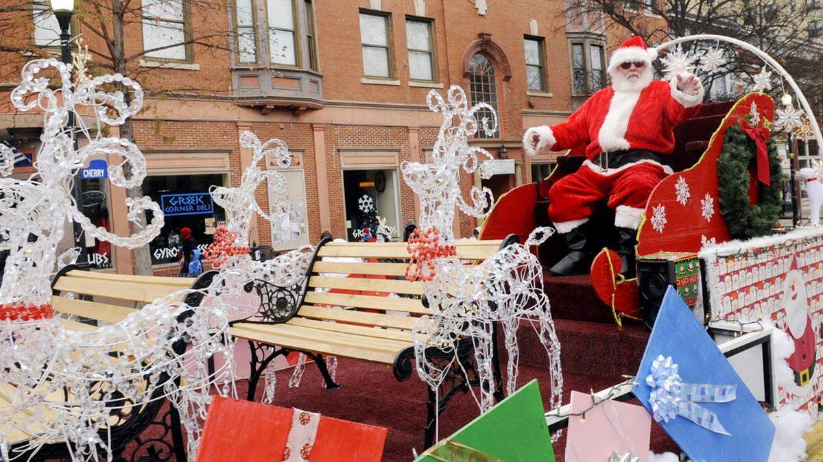 JASON VORHEES/THE TELEGRAPHThe Macon Christmas Parade will begin 3 p.m. Sunday in downtown.