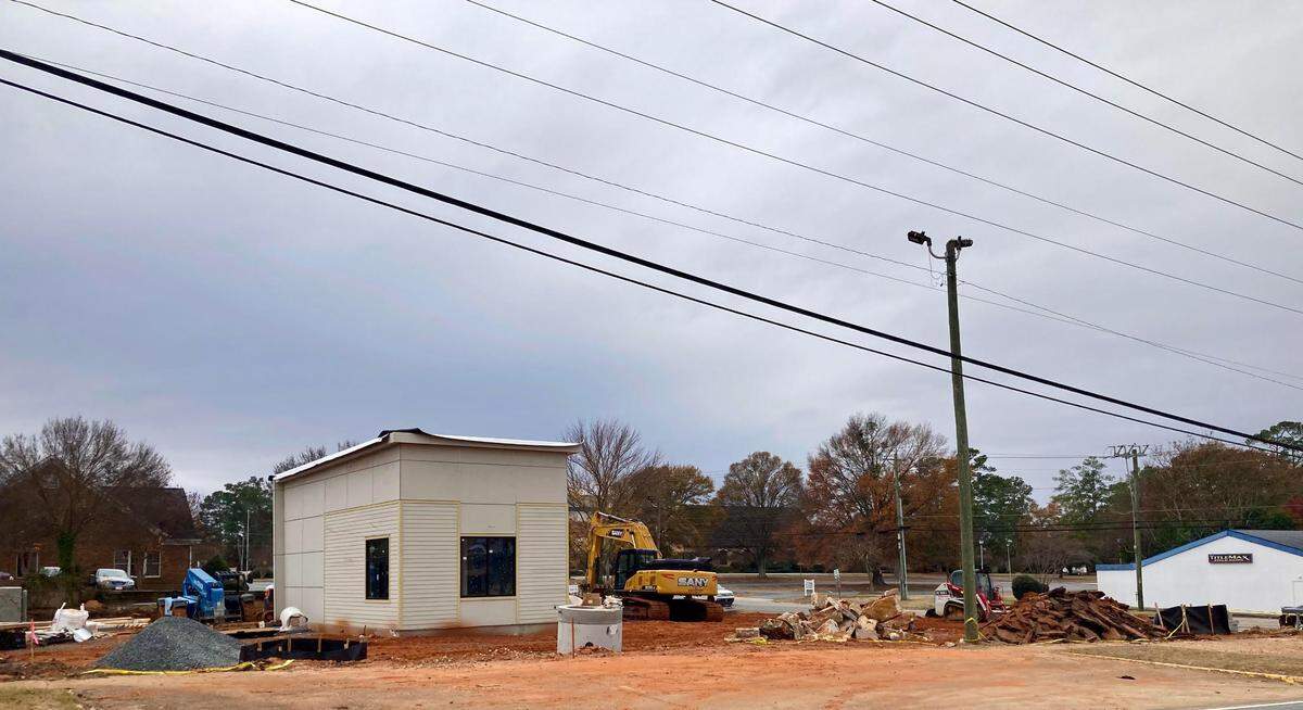 A Scooter’s Coffee is under construction at 1881 Watson Blvd. in Warner Robins.