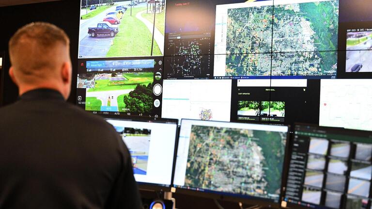 Take a look inside Warner Robins Police Department’s new surveillance center