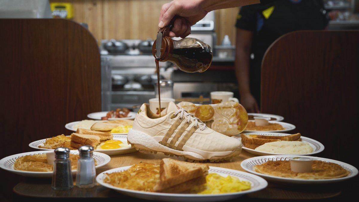 Adidas’ new limited edition Waffle House golf shoes were created in honor of the Masters.
