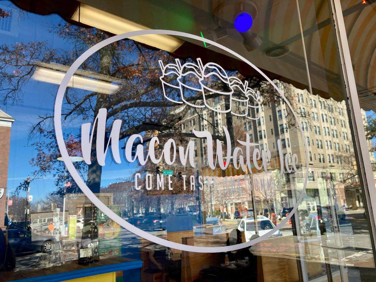 Macon Water Ice is open in its new spot at 490 Cherry St. in downtown Macon.