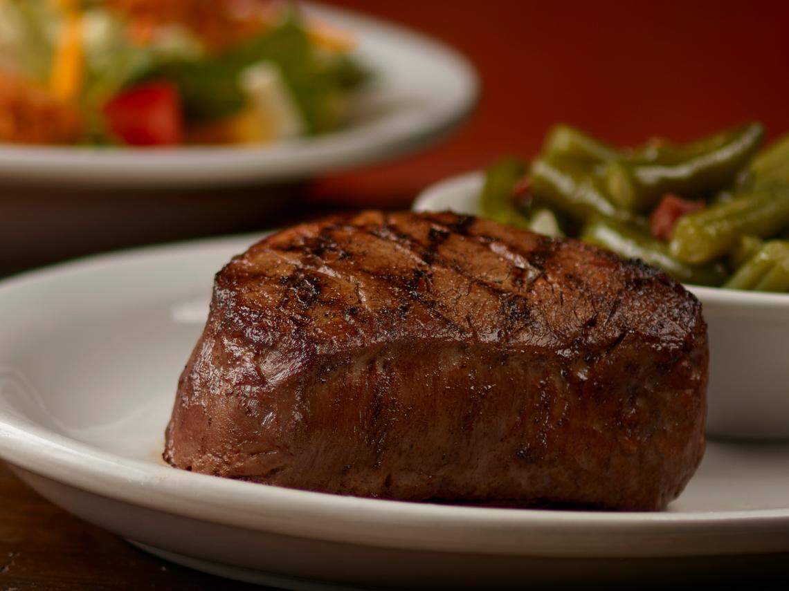 An 8-ounce filet at Texas Roadhouse.