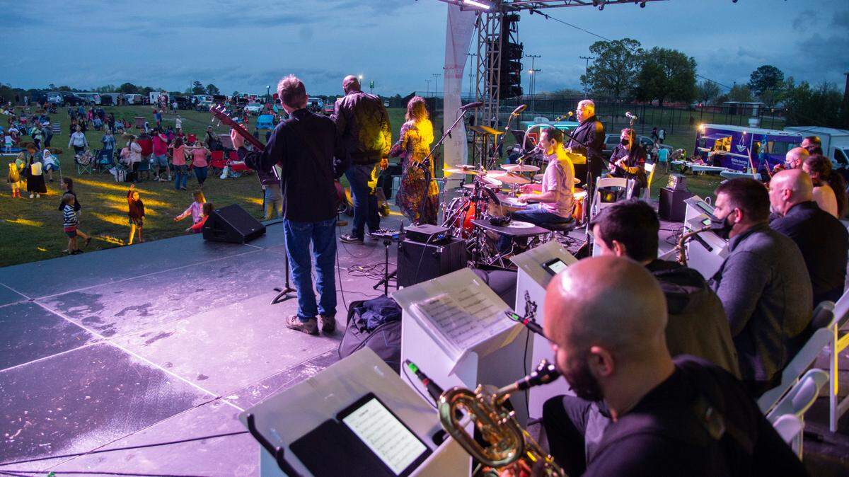 The Macon Pops perform during the Cherry Blossom Festival in this Telegraph file photo. They’ll conclude their 10 season Saturday at the Museum of Arts and Sciences.