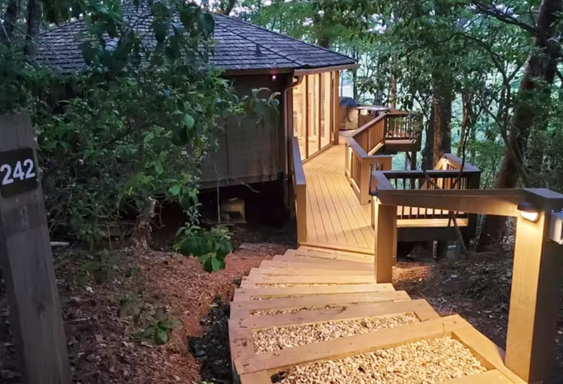 Evermore cabin in Jasper, GA.