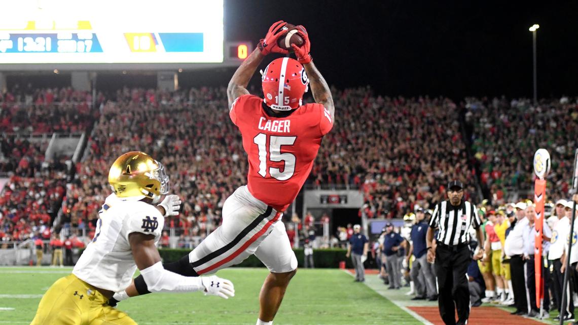 UGA star receiver Lawrence Cager says he’s out for the season, SEC Championship