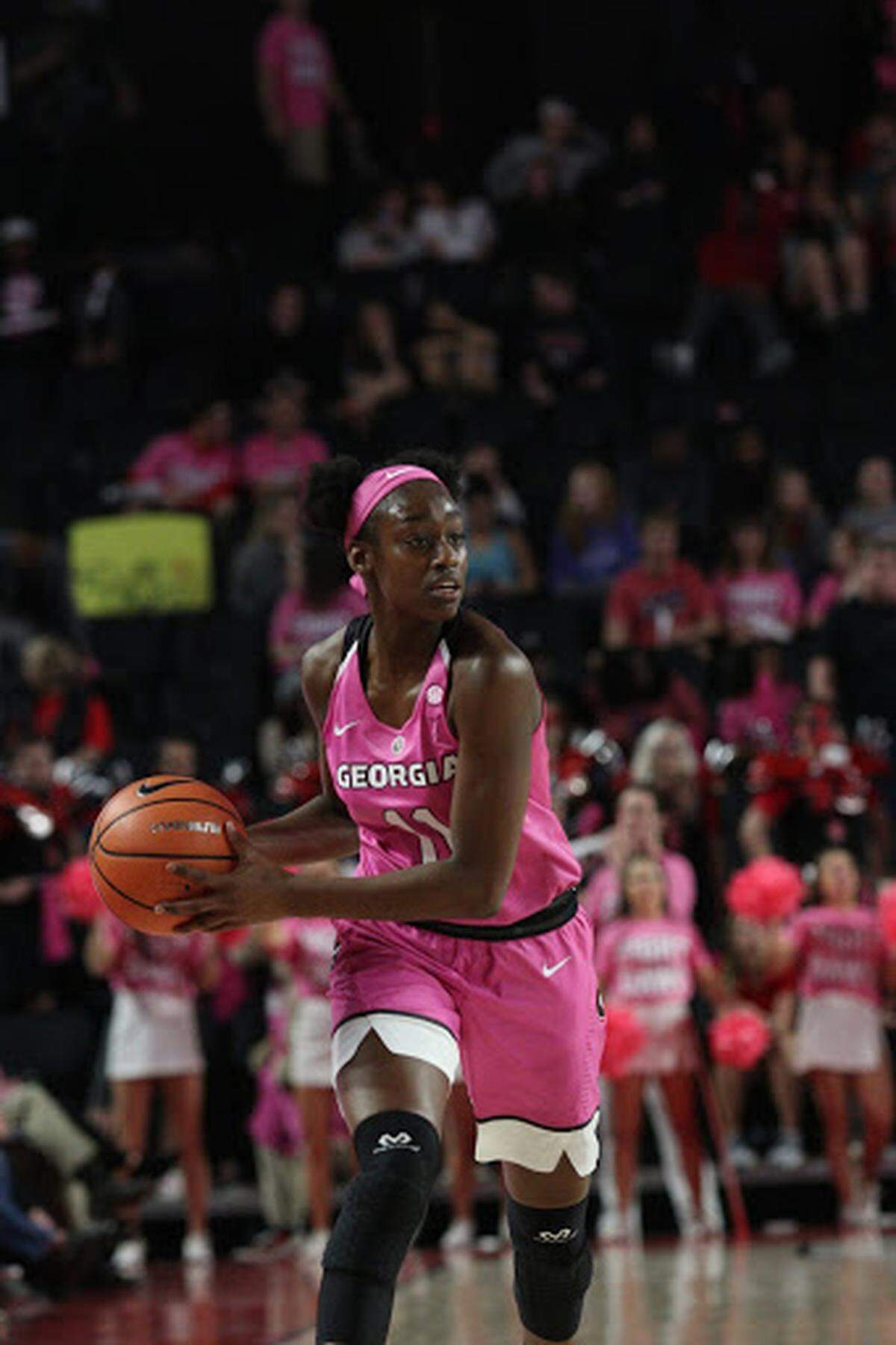 Georgia guard Maya Caldwell (11) during the Lady Bulldogs’ basketball game against South Carolina at Stegeman Coliseum in Athens, Ga., on Thursday, Feb. 15, 2018.