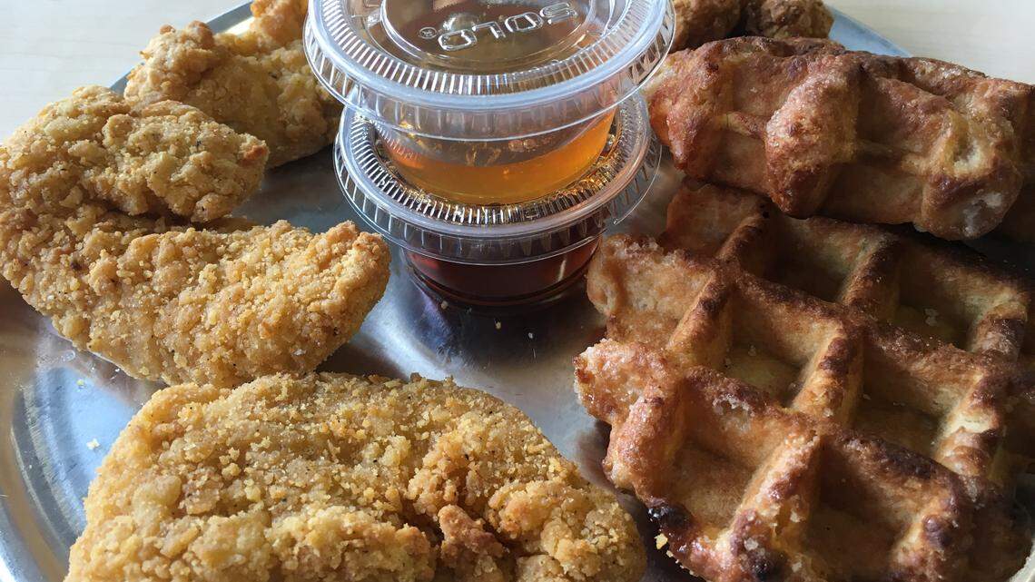 This local pizza restaurant offers delivery (plus, chicken and waffles)