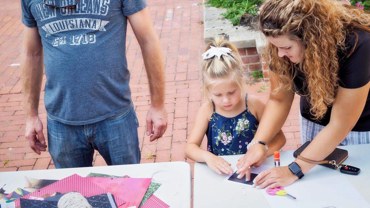 First Friday is more than a night out downtown for adults, there are lots of things to do with the whole family, including the Family Fun Zone at Third Street Park too.