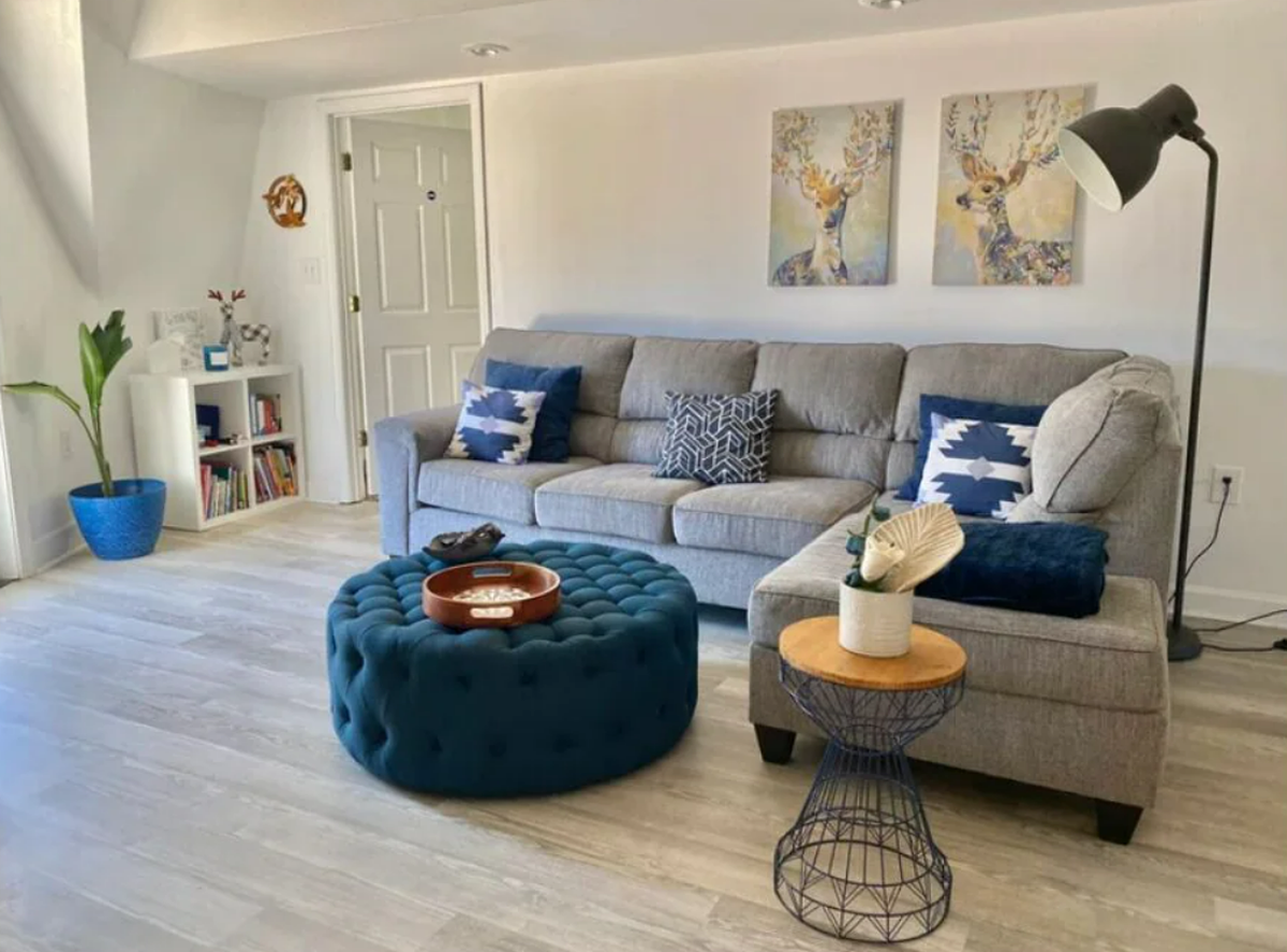 The Dome’s cozy living area is top notch for watching television or reading.