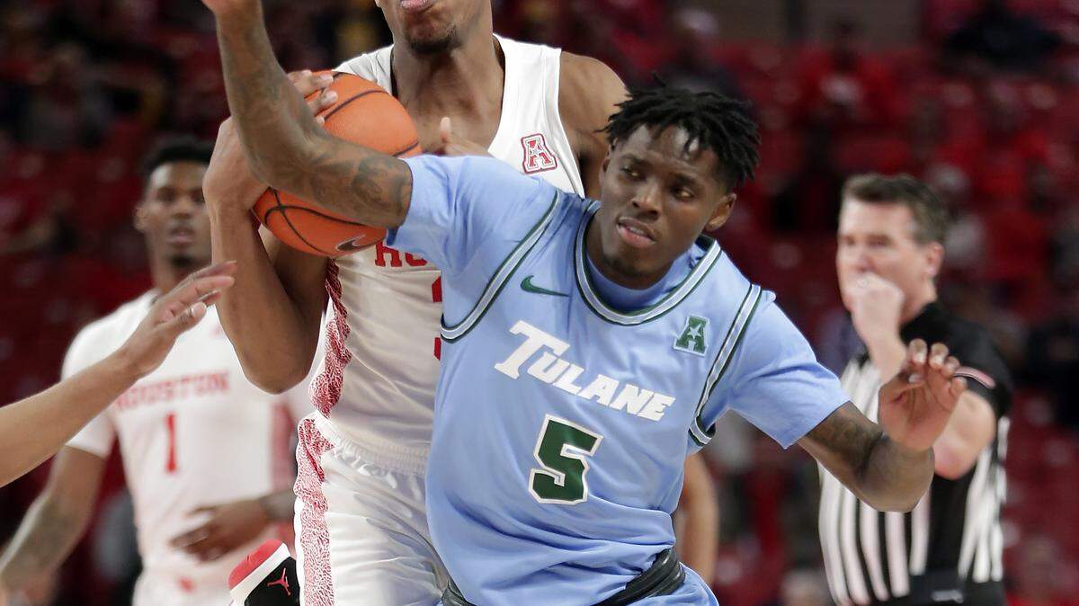 Tulane guard Teshaun Hightower (5) transferred from Georgia