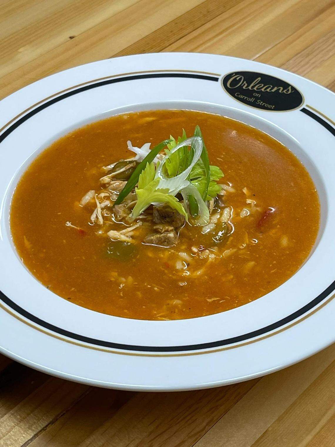 Chicken and andouille gumbo