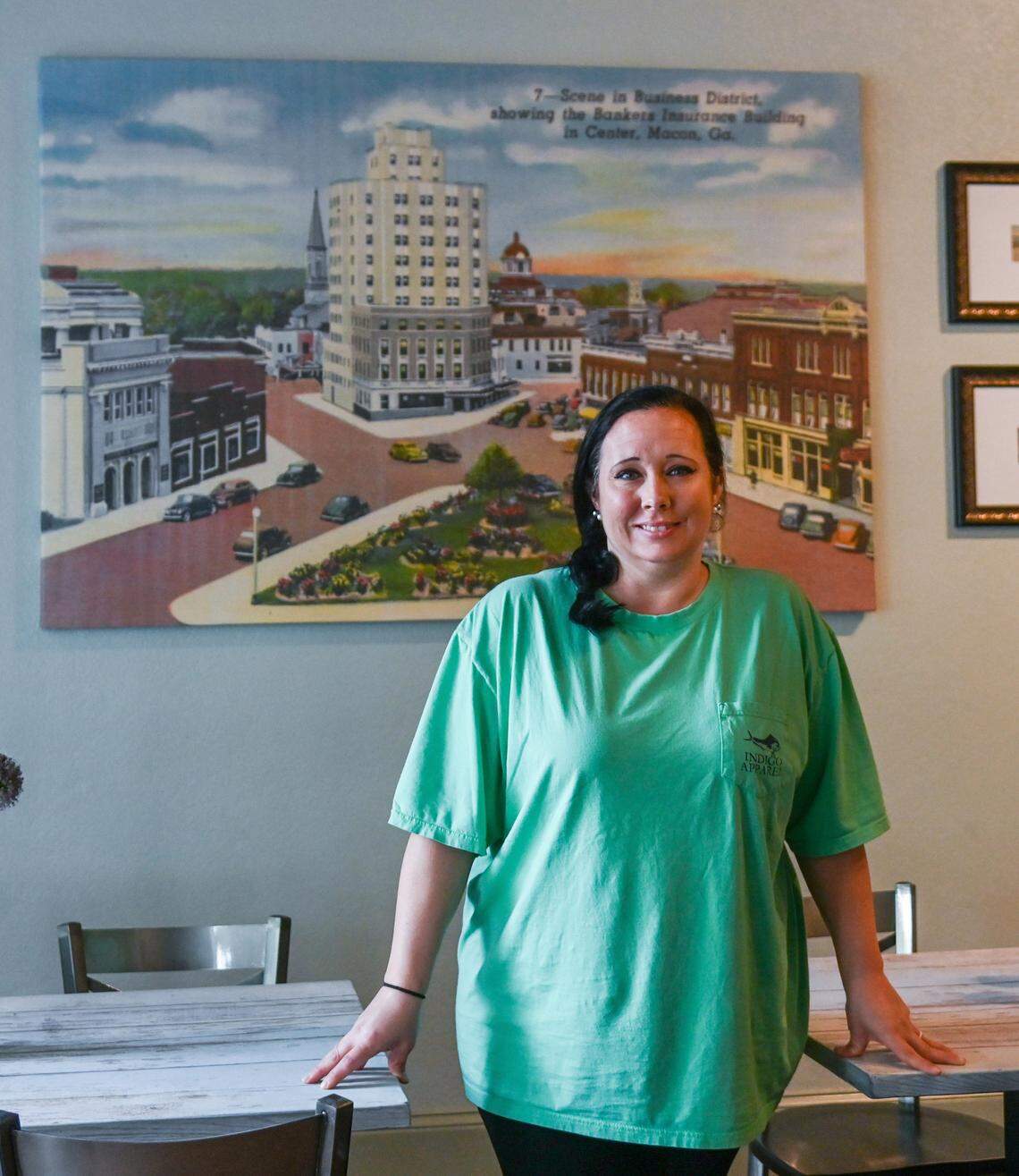 Ashley Doolin, owner and head chef of Pearl Passionate Cuisine & Cocktails located at 470 First St. in downtown Macon.