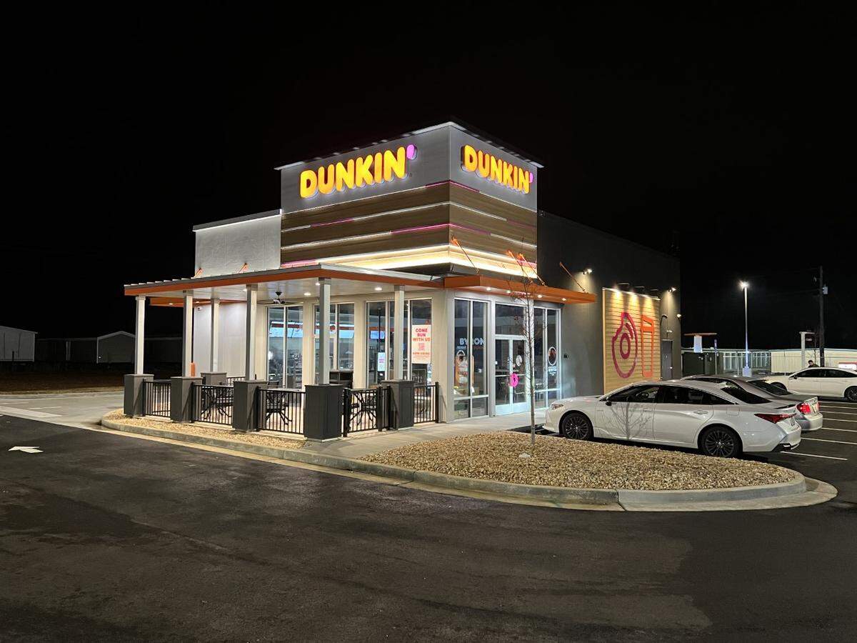 A new Dunkin’ in Byron is open at 404 Ga. 49 next to a Chick-fil-A just off Interstate 75.