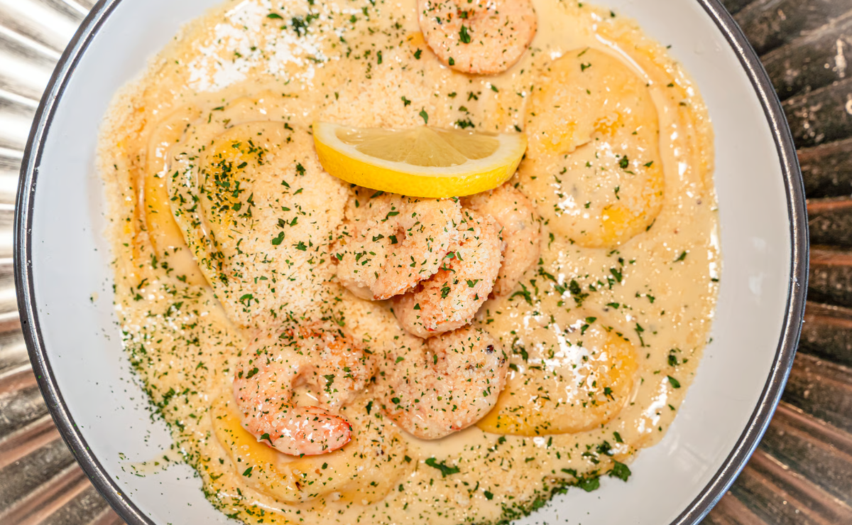 The Lobster Ravioli at Circa in Macon, GA is a warm, delicious classic.